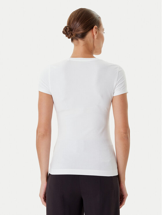Guess Guess T-Shirt W5YI16 J1314 Biały Regular Fit
