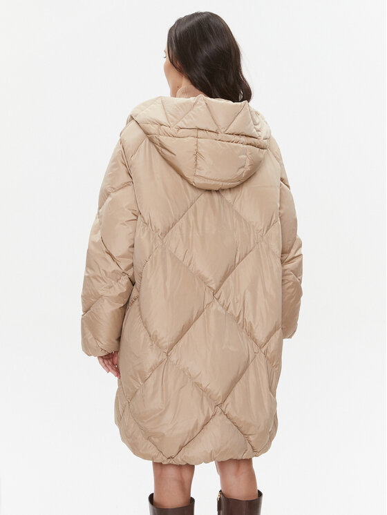 Weekend Max Mara Weekend Max Mara Pūkinė striukė Calerno 2354960833 Smėlio Regular Fit