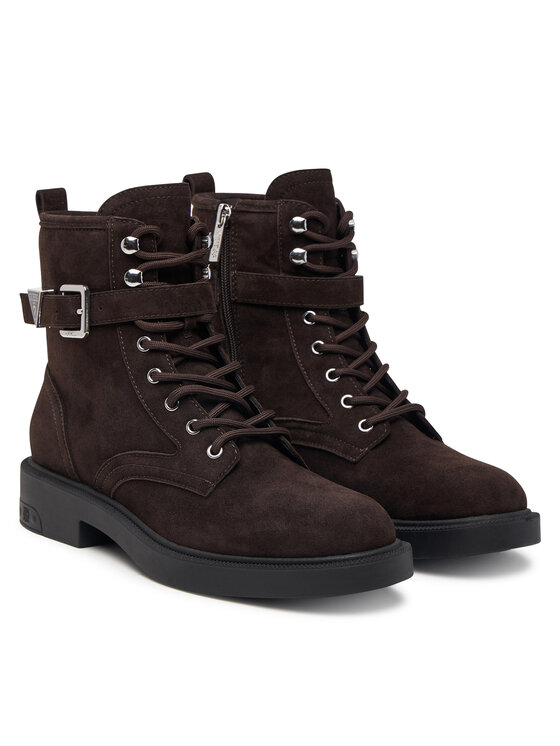 Guess Guess Черевики FLFFE2 LEA10 Темно-коричневий
