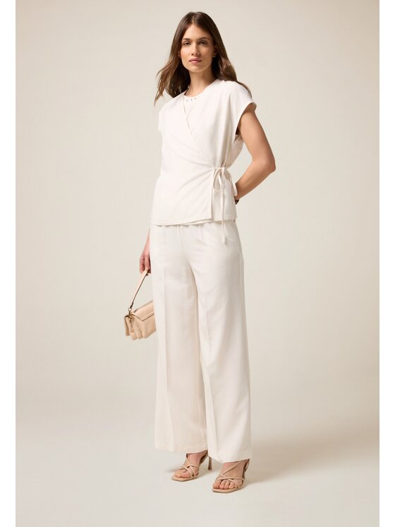 Oltre Oltre Blusa 2008J000773N021 Bianco Regular Fit