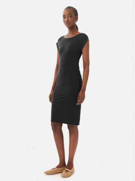 Vero Moda Vero Moda Každodenné šaty Ava Sarah 10346941 Čierna Slim Fit