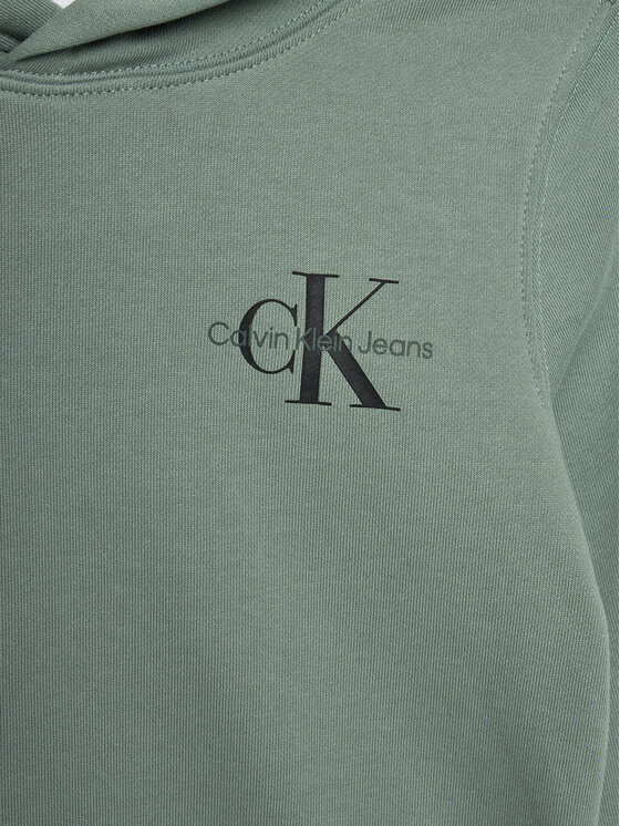 Calvin Klein Jeans Calvin Klein Jeans Sweatshirt Small Monogram IU0IU00266 M Grün Regular Fit
