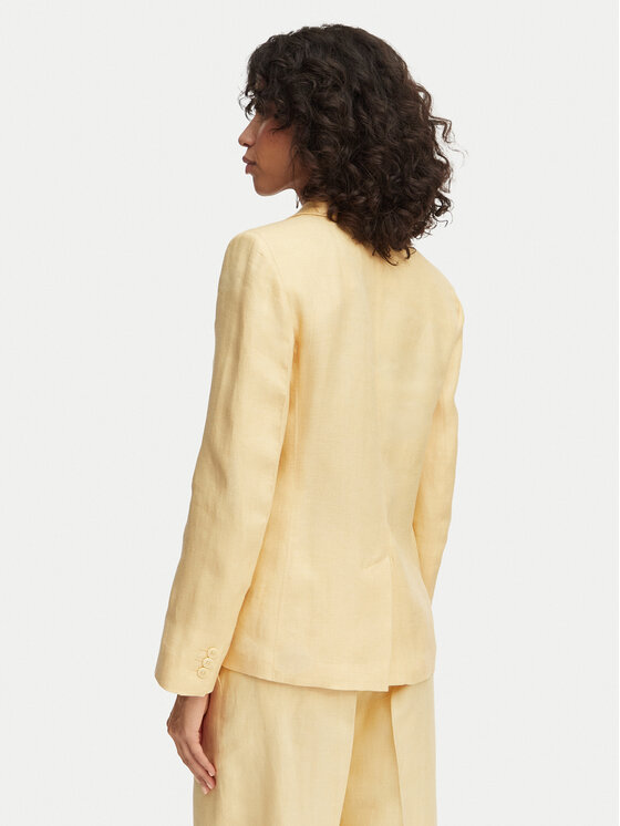 Weekend Max Mara Weekend Max Mara Marynarka Nalut 2615041072 Żółty Regular Fit