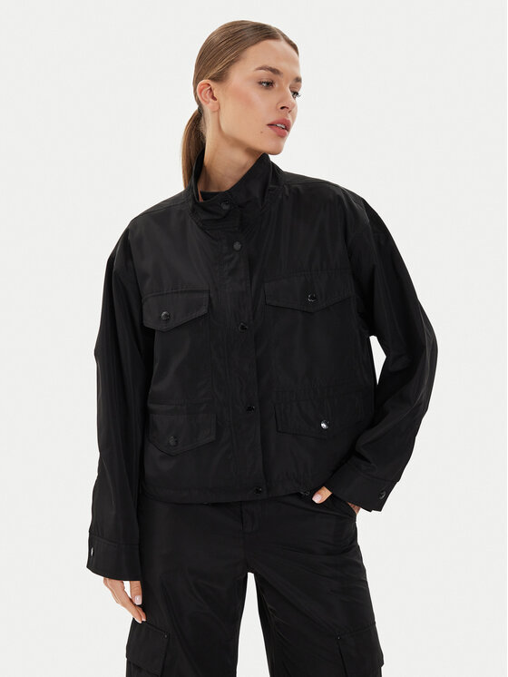 MICHAEL Michael Kors MICHAEL Michael Kors Demisezoninė striukė MT420F97LD Juoda Loose Fit