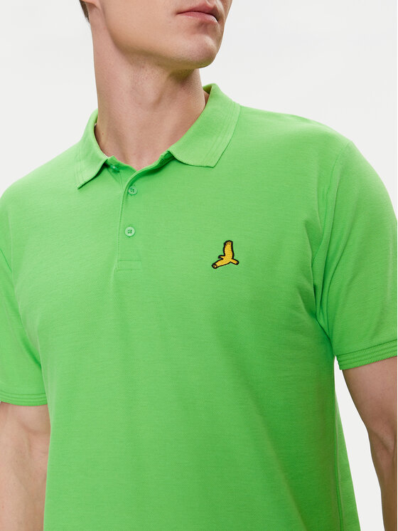 Brave Soul Brave Soul Polo MPS-149IMAIB Zelena Straight Fit