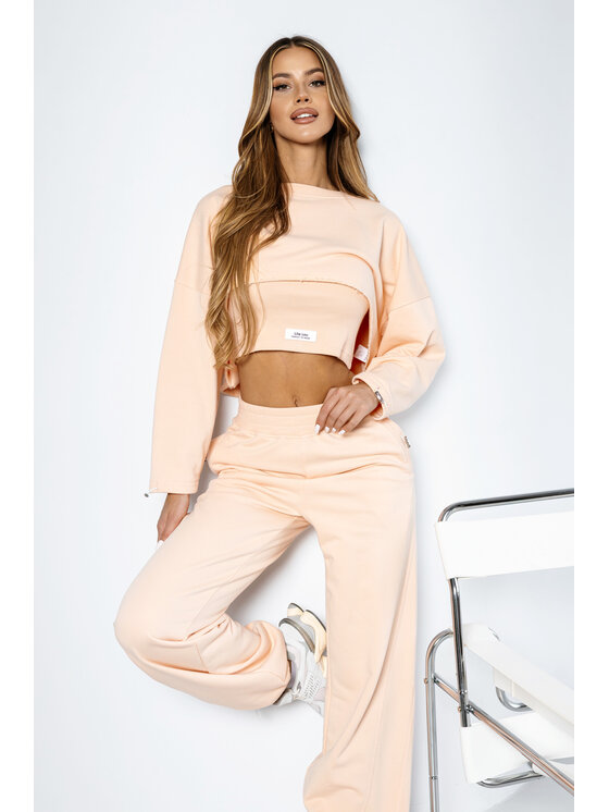 LilaLou LilaLou Dres Alex Pomarańczowy jasny Regular Fit