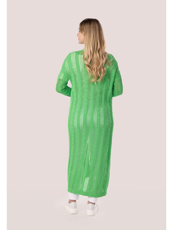QUIOSQUE QUIOSQUE Kardigan QUIOSQUE 6SS001902 Zielony Regular Fit