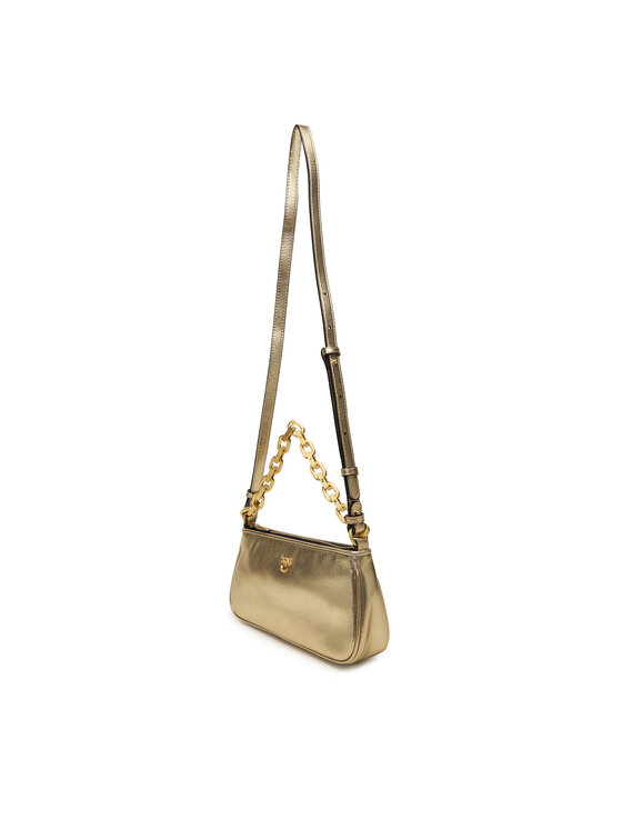 PINKO PINKO Kabelka Half Moon Baguette Mini AI 25-26 PLTT 105069 A2O9 Zlatá