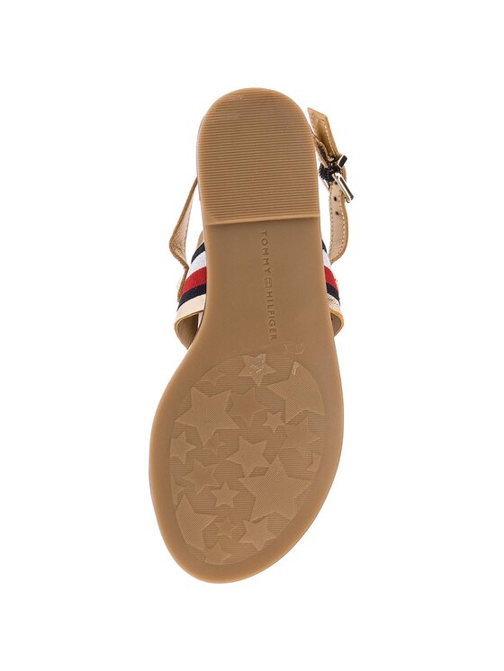 Tommy hilfiger corporate ribbon flat sandal on sale