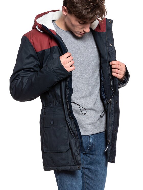 Mustang Mustang Giubbotto invernale DANIEL H PARKA Nero Regular Fit