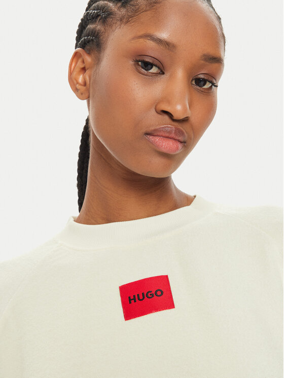 HUGO Hugo Пуловер Snoozie 50523414 Екрю Regular Fit