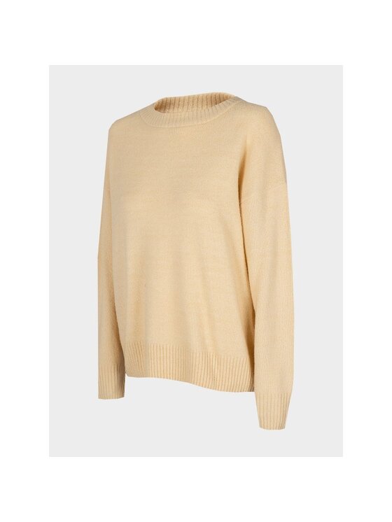Outhorn Outhorn Sveter OTHAW22TSWEF003-12S Biela Oversize