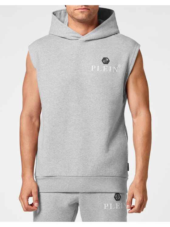PHILIPP PLEIN PHILIPP PLEIN Mikina 333 Šedá Regular Fit