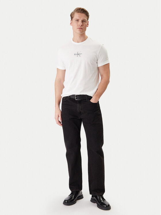 Calvin Klein Jeans Calvin Klein Jeans T-Shirt LV04RB866G Biały Regular Fit