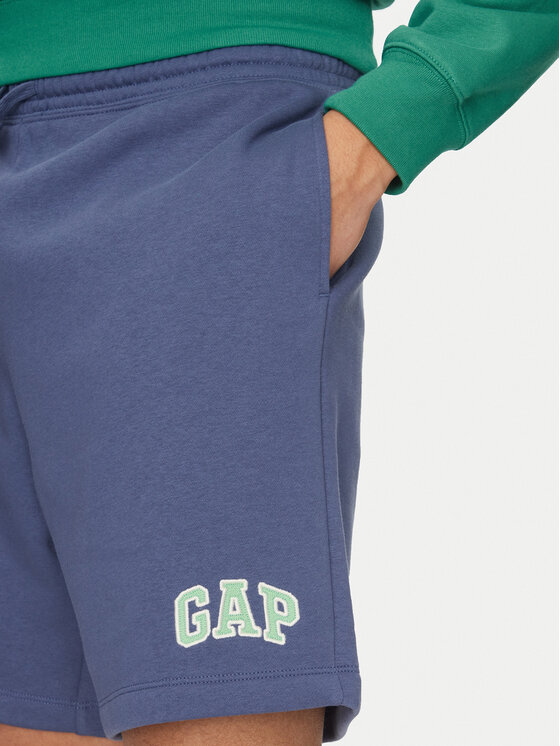 Gap Gap Szorty sportowe 703989-04 Niebieski Regular Fit
