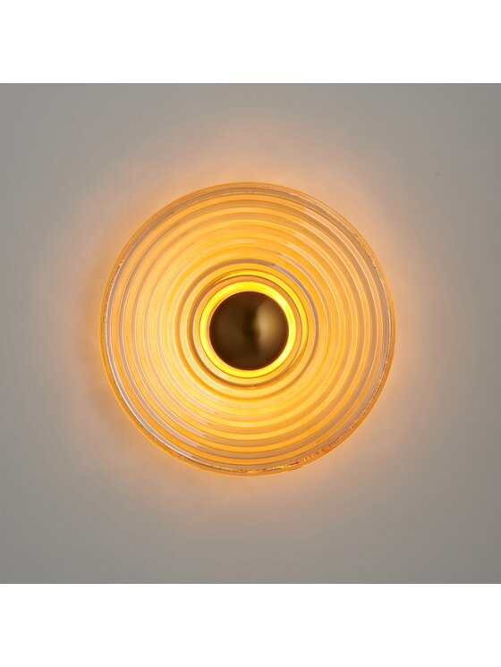 MIAhome MIAhome Kinkiet Lampa ścienna HELIOS 30 cm Złoty