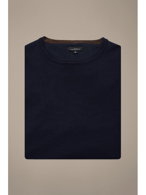 Lancerto Lancerto Sweter Luell SW073225000055 Granatowy Regular Fit