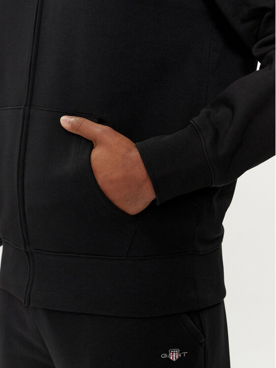 Gant Gant Суитшърт Shield 2007059 Черен Regular Fit