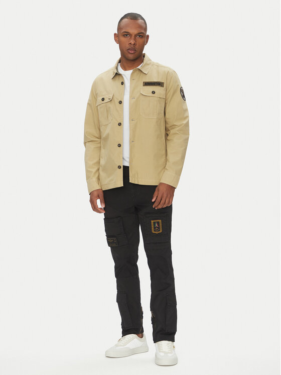 Aeronautica Militare Aeronautica Militare Geacă 251AC032CT3505 Bej Regular Fit