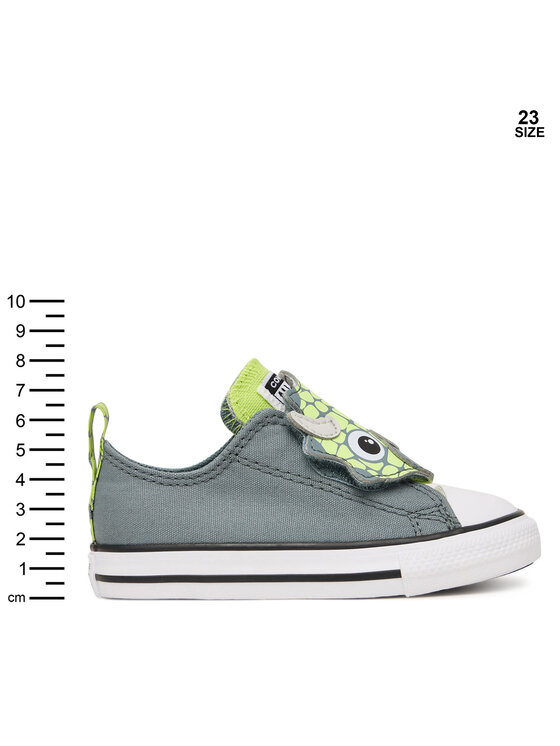 Converse Converse Scarpe da ginnastica Chuck Taylor All Star One Strap Dinos Easy-On A15901C Grigio