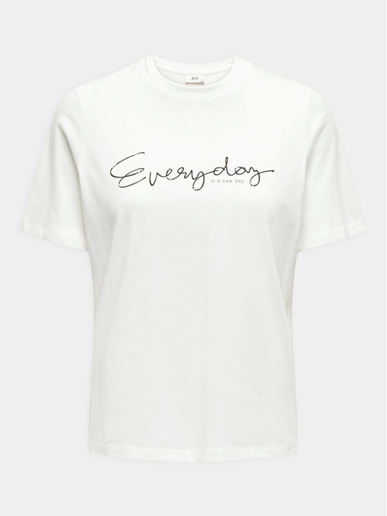 JDY JDY T-Shirt Molly 15311675 Weiß Regular Fit