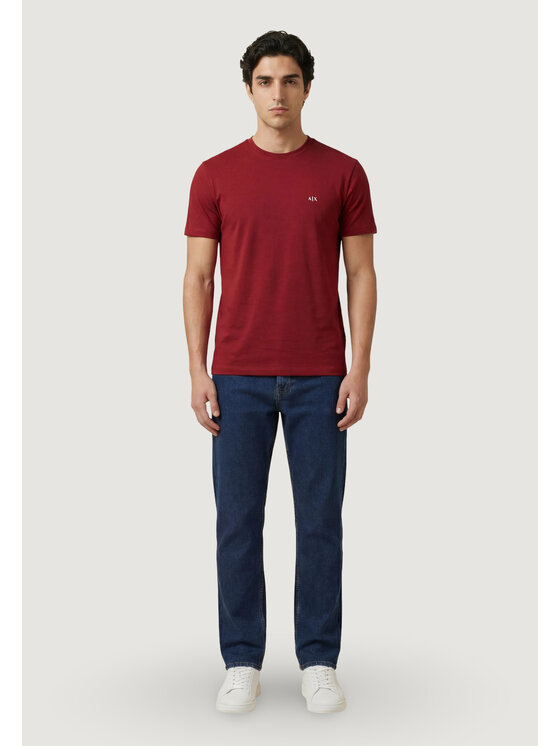 Armani Exchange Armani Exchange T-Shirt XM001568 AF10358 Bordowy Casual Fit