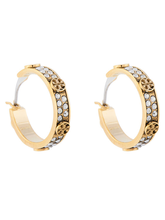 Tory Burch Tory Burch Orecchini Small Miller Stud Hoop 153688 Oro
