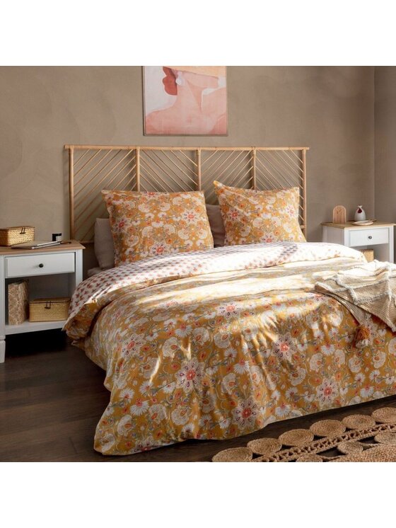 MIAhome MIAhome Dekoracja ścienna Wezgłowie zagłówek do łóżka rattan 165 cm Beżowy