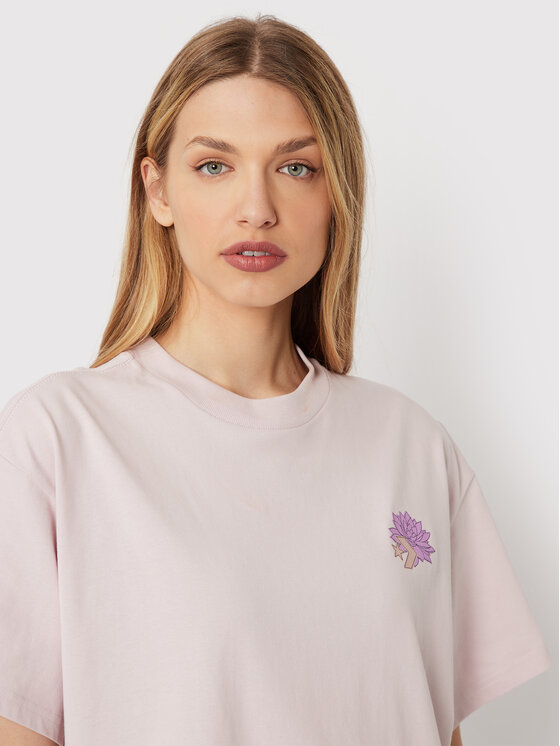 Converse Converse T-shirt Desert Rave 10024662-A03 Ružičasta Loose Fit