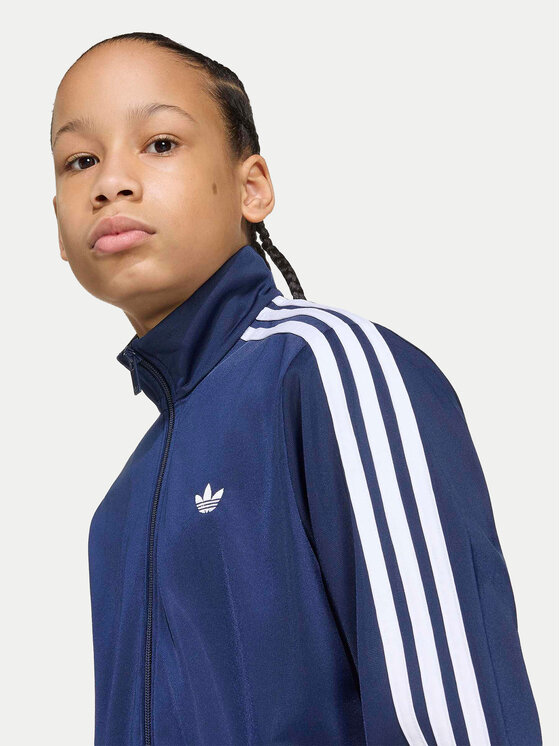 adidas adidas Pulóver Firebird Loose Track Top HZ6648 Sötétkék Regular Fit