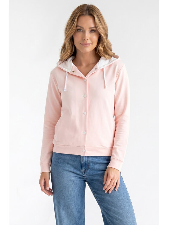 FIGL FIGL Narzutka M1370 Różowy Loose Fit