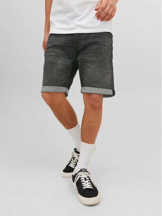 Jack&Jones Kratke Traperice Rick 12223681 Siva Regular Fit