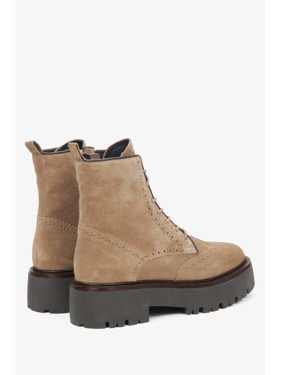 Estro Estro Μποτάκια ER00116057 Καφέ