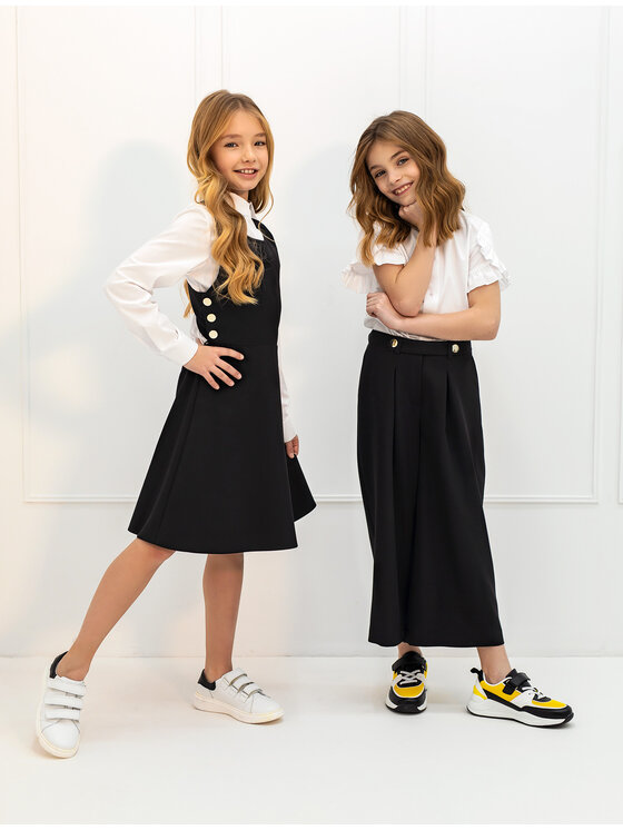 SLY SLY Sukienka 3S-210B Granatowy Comfortable Fit