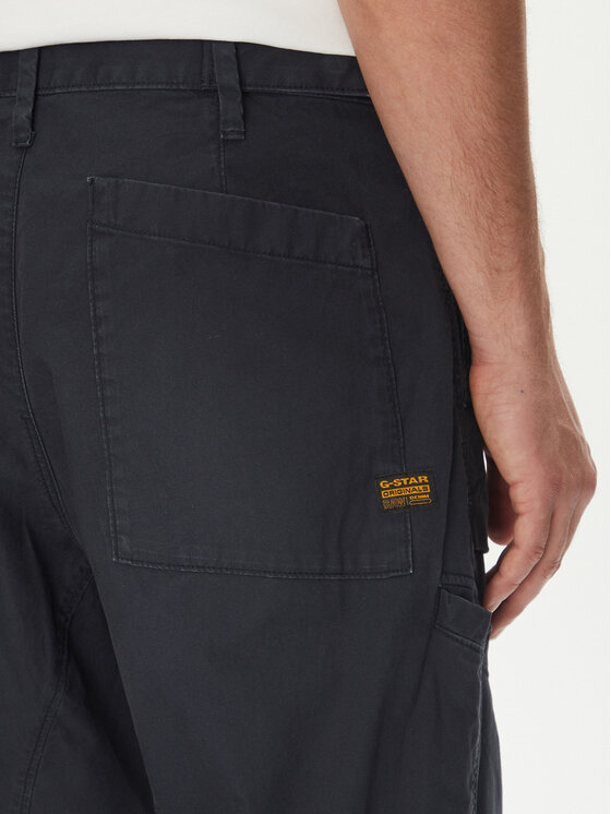 G-Star Raw G-Star Raw Spodnie materiałowe Fatigue 3D D26196-D387 Granatowy Relaxed Fit