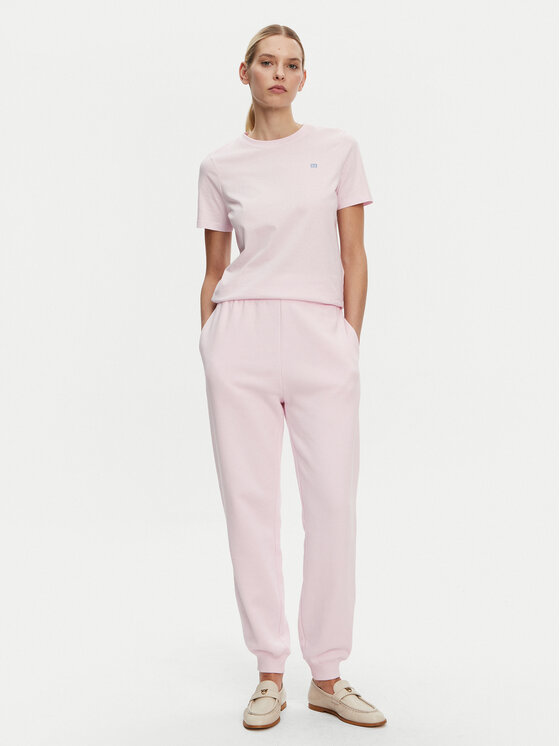 Tommy Hilfiger Tommy Hilfiger Marškinėliai WW0WW45522 Rožinė Regular Fit