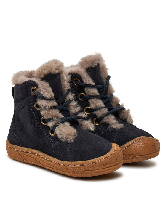 Froddo Froddo Зимни обувки Minni Suede Laces G2110140-4 M Тъмносин