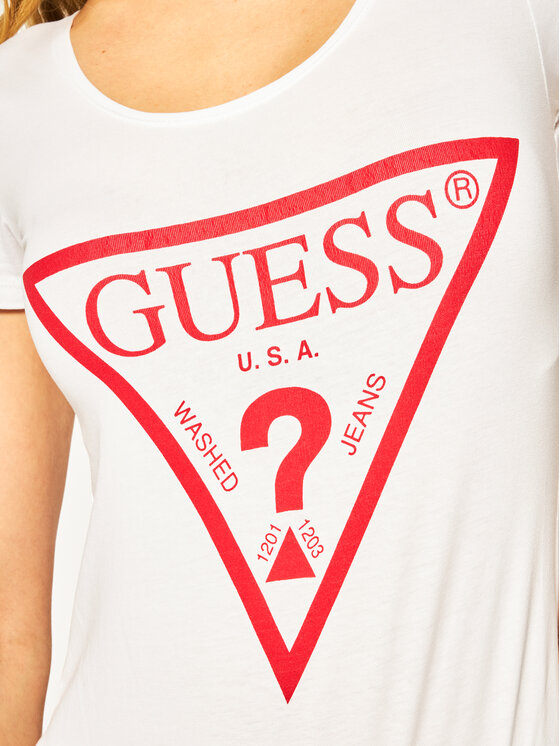 Guess Guess Body O02M02 J1311 Biały Slim Fit