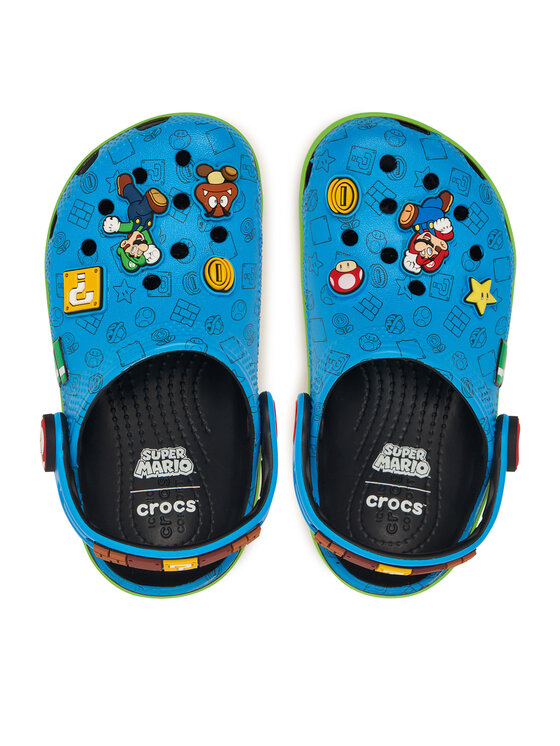 Crocs Crocs Παντόφλες Super Mario Core Classic Clog Kids 212140 Έγχρωμο