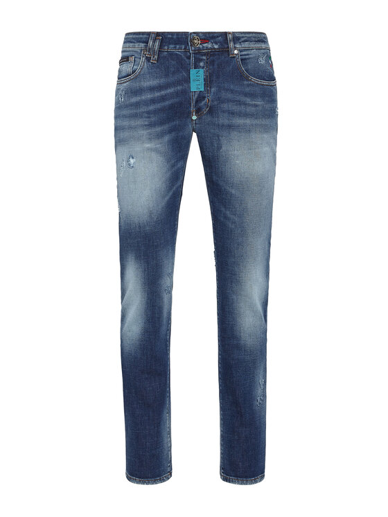 PHILIPP PLEIN PHILIPP PLEIN Jeansy 3197 Niebieski jasny Straight Fit