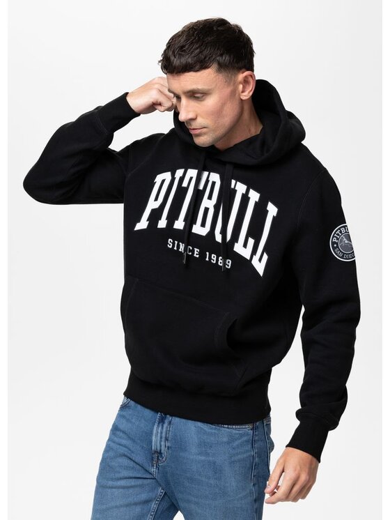 PITBULL PITBULL Bluza NORTON Czarny Regular Fit