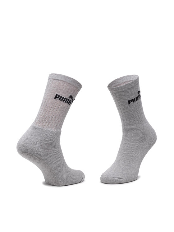 Puma Puma Set 3 parov unisex visokih nogavic 907934 r. 35/38 Siva