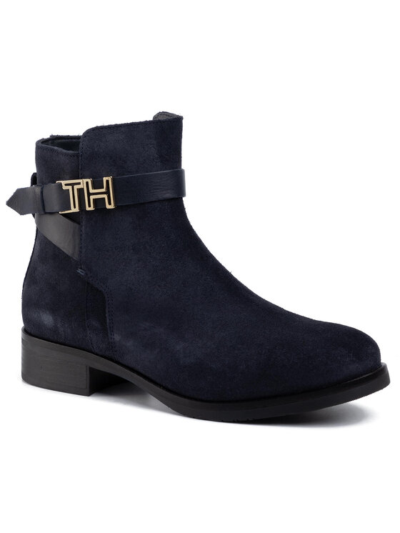 tommy hilfiger hardware flat bootie