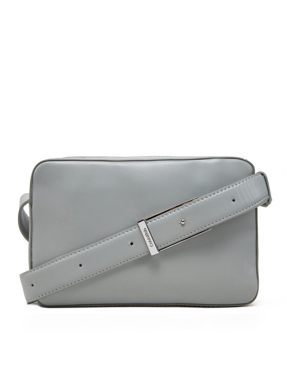 Calvin Klein Calvin Klein Torebka Embossed Logo Camera Bag K60K612555 Szary