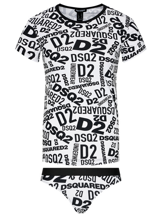 Dsquared2 Underwear Dsquared2 Underwear Піжама D8H133270 Білий