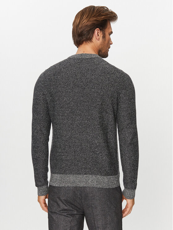 BOSS Boss Svetr Marameo 50500662 Černá Regular Fit