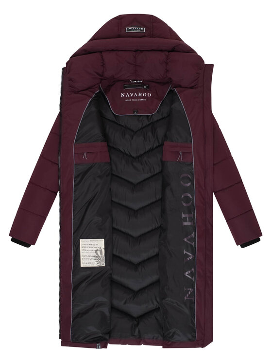 Navahoo Navahoo Kurtka zimowa Sahnekatzi Bordowy Regular Fit