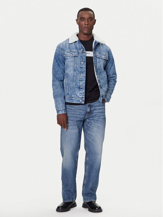 Karl Lagerfeld Jeans Karl Lagerfeld Jeans Geacă de blugi A4M14014 Albastru Regular Fit