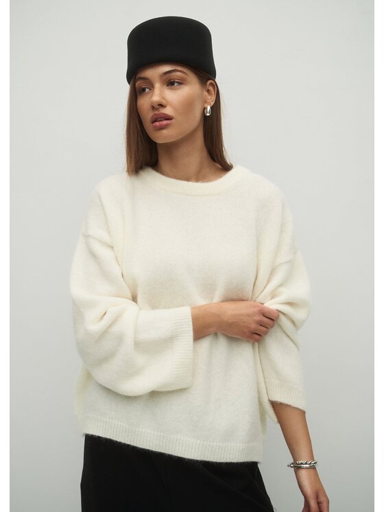 Le Collet Le Collet Sweter DIANA Écru Oversize
