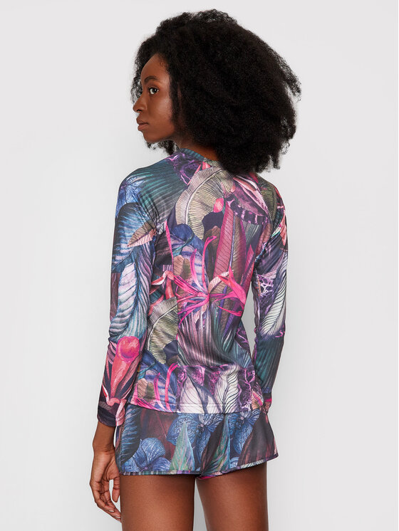 Blusa Floral Multicolore Regular Fit